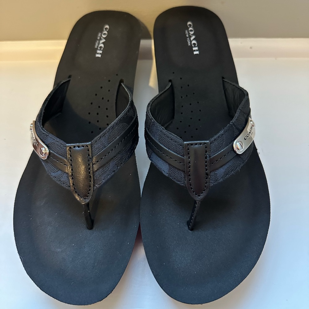 Coach Jaden Wedge Sandals NIB